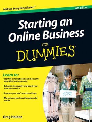 cover image of Starting an Online Business For Dummies